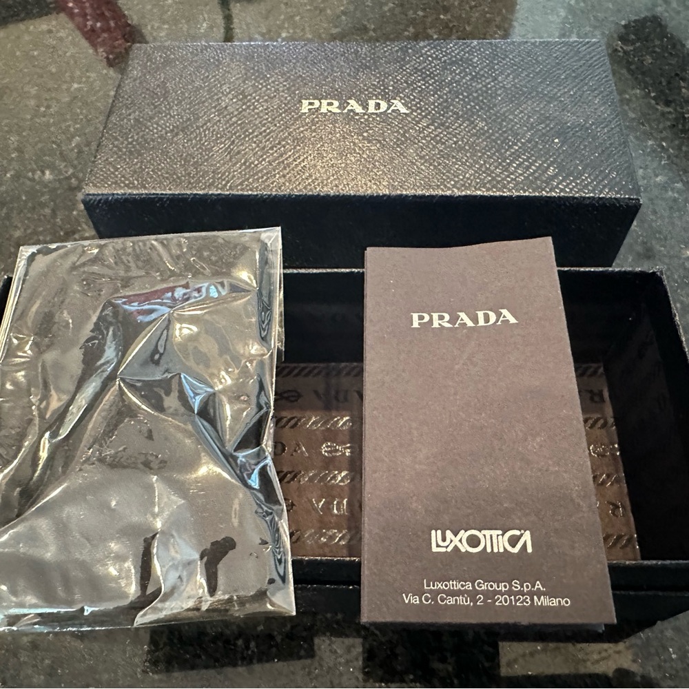 NIB PRADA Sunglasses Men’s w/box color gunmetal - Picture 6 of 8